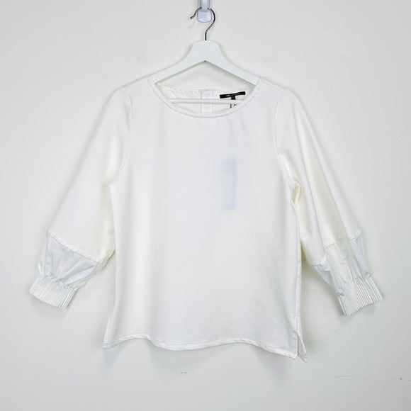NWT Kobi Halperin Leonie Blouse In Ivory Size S - Picture 2 of 11